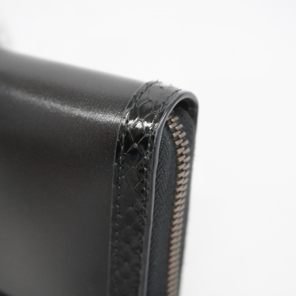 Gucci Marmont Long Wallet Leather Python Black - image 7